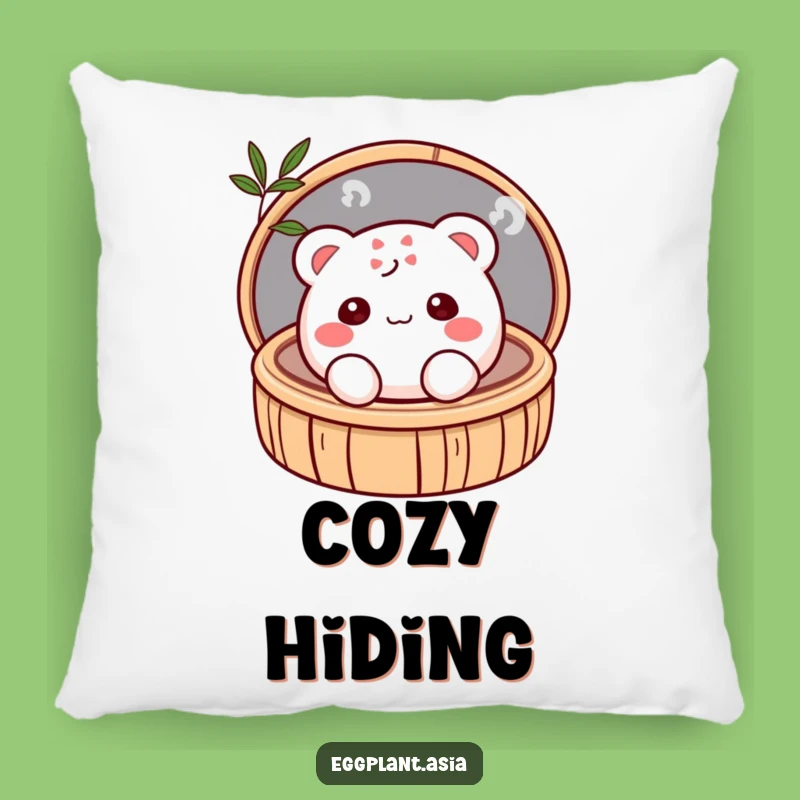 Funny Shy Bao Bun Pillow: Cozy Comfort with a Bashful Character