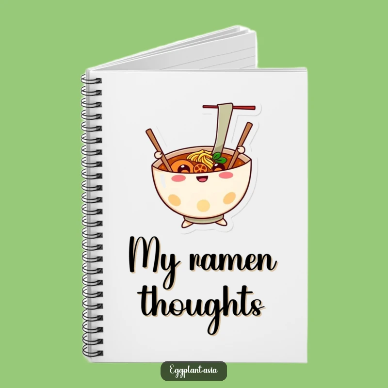 Funny Ramen Cheer Notebook: Jot Down Ideas with Happy Noodles